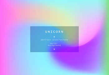 Poster - Abstract iridescent background with colorful pastel stains.