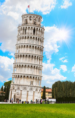 Wall Mural - Pisa Cathedral Leaning Tower of Pisa - Pisa, Italy.