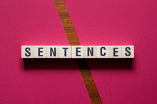Sentences Word Concept On Cubes