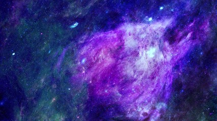 Wall Mural - Animation view to travelling across the universe in moving