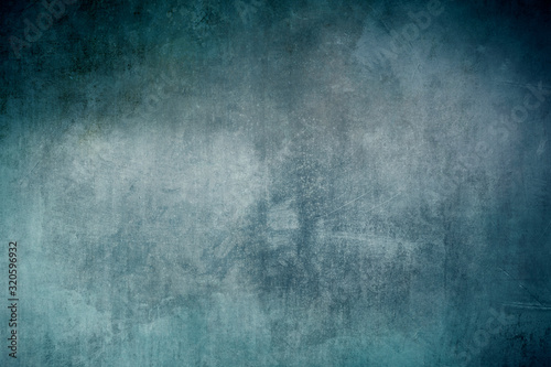 Fotografía Old blue grungy backdrop or texture