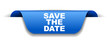 blue vector banner save the date