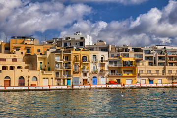 Canvas Print - Il-Qajjenza Birzebbuga Town in Malta