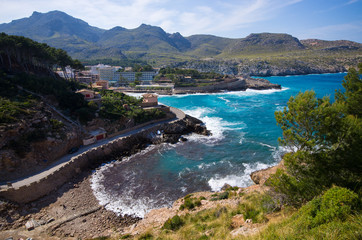 Poster - Cala Sant Vicenc bay, Mallorca, Spain