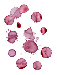 Poster - wine stain fleck beverage drink alcohol