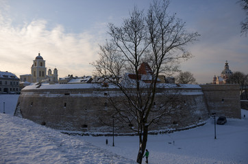 Wall Mural - The Bastion of the Vilnius Defensive Wall.