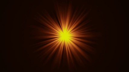 Wall Mural - light blast golden star background rays