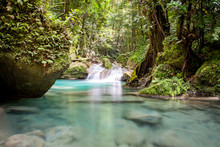 Tagesausflug: Abenteuer Fluss Wanderung Unter Den Reach Falls In Jamaica Portland