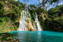 Minas Viejas Waterfalls, Huasteca Potosi, San Luis Potosi, Mexico