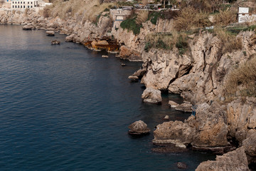 Wall Mural - Rocky cliffs on Antalya Coast