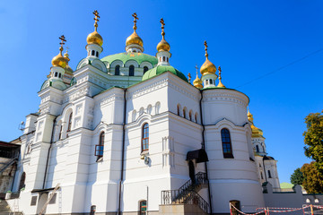 Refectory church of Kiev Pechersk Lavra (Kiev Monastery of the Caves) in Ukraine