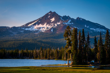 Canvas Print - Mountain and  Photographer