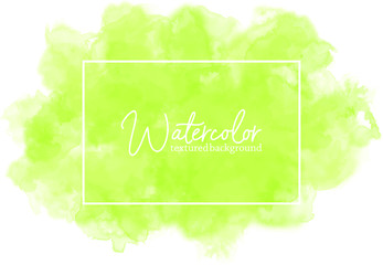 Poster - abstract green water color splash on white background. hand drawn paper texture vector wallpaper, card, background, print, grunge poster, art design, graphic. hand painted watercolor splash.