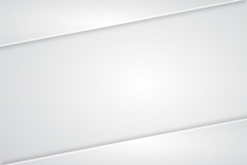 Leinwandbilder - White and grey background vector overlap dimension. Vector illustration business style