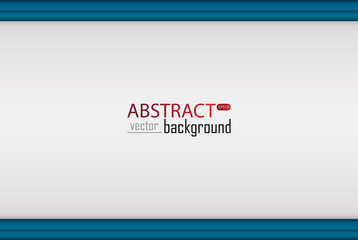 Leinwandbilder - White and grey background vector overlap dimension. Vector illustration business style