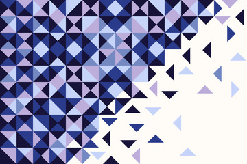 Wall Mural - triangle background, colourful mosaic backdrop. geometric vector background.