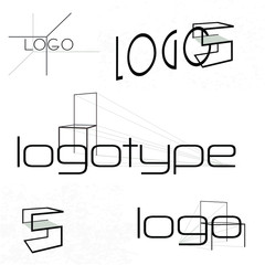 logo interior line chart chair