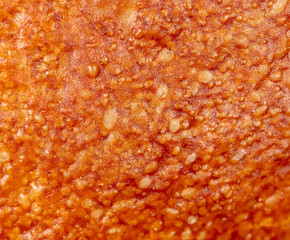 Poster - Brown bread crust as an abstract background