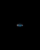 Fototapeta  - blue eye in the dark