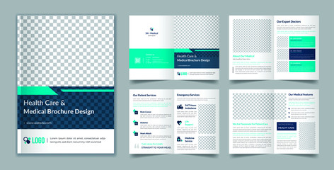 Health care & medical  brochure template