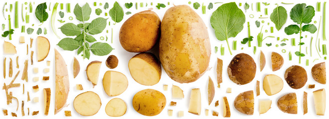 Wall Mural - Potato Collection Abstract