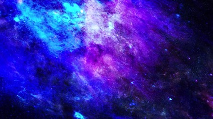 Wall Mural - Animation view to travelling across the universe in moving
