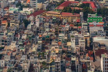 City scape of Ho Chi Minh, Vietnam