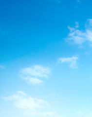 Wall Mural - blue sky with beautiful natural white clouds