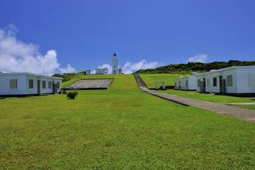 Wall Mural - Scenic shot of Lanyu Lighthouse Lanyu island