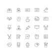 © denisgorelkin - Line icons set. Office. Vector illustration. Web