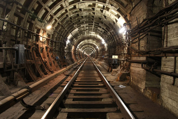  Moscow metro tunnel