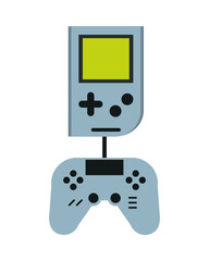 Canvas Print - video game portable with control