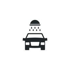 Aufkleber - car wash icon template color editable. clean car wash symbol vector sign isolated on white background illustration for graphic and web design.