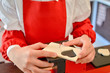 © kyrychukvitaliy - Boy is learning woodworking with a wood-crafting machine tool. Sanding a DIY wooden heart. Selective focus.