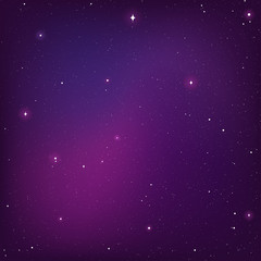 Wall Mural - vector of starry night sky with sparkling star light magic divine sky