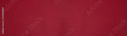 Fotomural Red rustic leather - background banner panorama long
