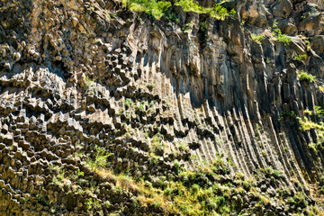 Poster - Basalt column formations in the Garni Gorge, Armenia