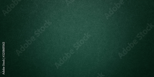 Fotomural Elegant dark emerald green background with black shadow border and old vintage g