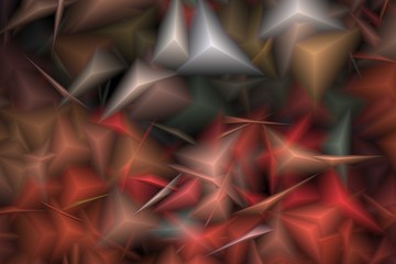 Wall Mural - Abstract background with multi shade geometrical elements