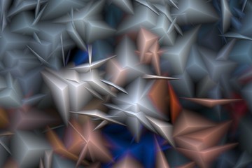 Wall Mural - Abstract background with multi shade geometrical elements