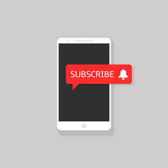 Aufkleber - Subscribe banner template