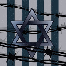 International Holocaust Remembrance Day Vector, January 27. World War II Remembrance Day.