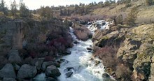 Cline Falls On The Deschutes River In Redmond Oregon, Bend 