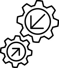 Integration icon, vector illustration