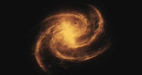 Wall Mural - beautiful spiral galaxy cosmic backgroundformation of star clusters in deep space optical lens flare
