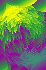Poster - Abstract fantasy petals abstract pattern background.