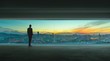 © jamesteoh.art - Rear view of successful businessman looking the city