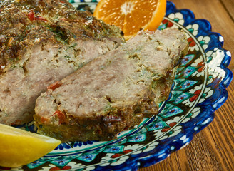 Wall Mural - Moroccan Lamb Meatloaf