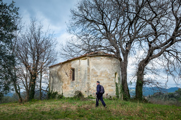 Canvas Print - Montescudaio, Pisa - Tuscany, Italy