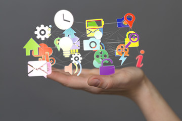 using cloud technology to send and receive files.